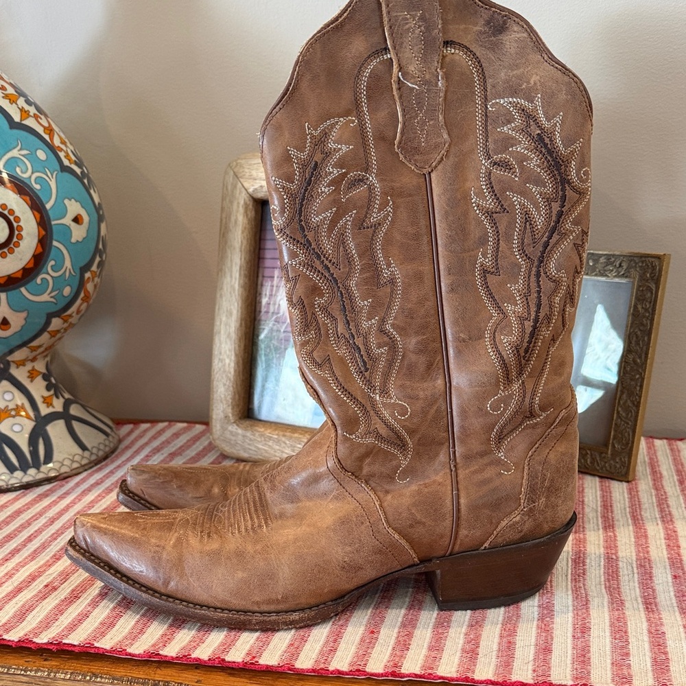 Brown Western Cowboy Boots